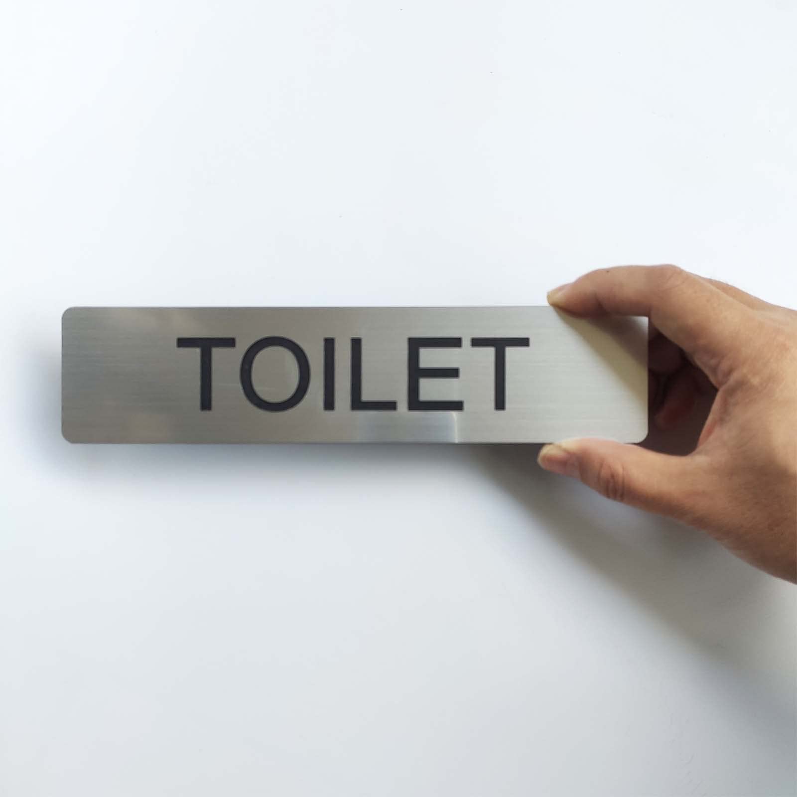 Amazon | サインプレート TOILET ドアプレート トイレ案内標識 樹脂製